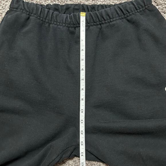 Champion Reverse Weave Sweatpants Heavyweight y2k Mens Medium Black - Picture 8 of 12